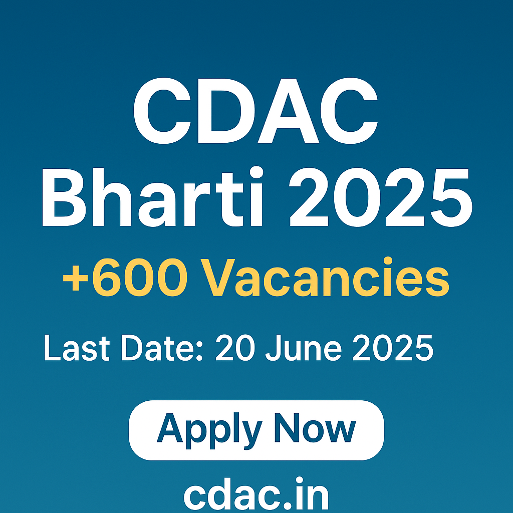 CDAC Bharti 2025 Recruitment