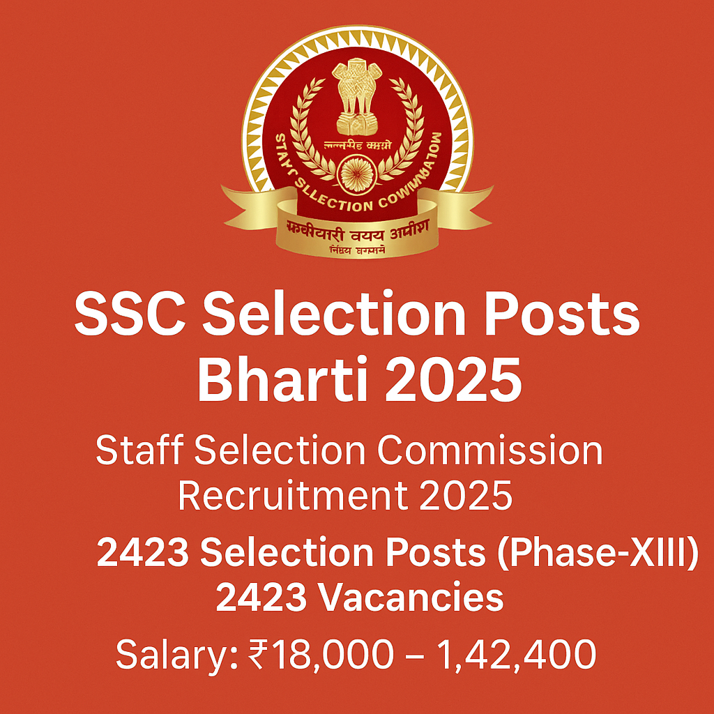 SSC Selection Posts Bharti 2025